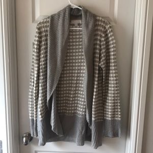 Grey and cream cardigan
